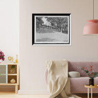 Historic Framed Print, President's House [Oakwoods], Wellesley College, Mass.,  17-7/8" x 21-7/8"