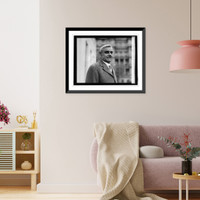 Historic Framed Print, John R. McQuigg, Commander in Chief of Amer. Legion, 11/4/25,  17-7/8" x 21-7/8"