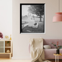 Historic Framed Print, Winnie Davis memorial, Hollywood [Cemetery], Richmond, Va.,  17-7/8" x 21-7/8"