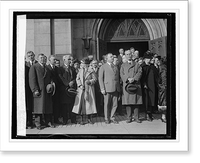 Historic Framed Print, Delegates to Congregational Convention, 10/23/25,  17-7/8" x 21-7/8"