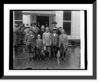Members of Wash. Boys Club at W.H., 11/2/25, Antique Print