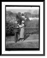 Historic Framed Print, Pres. Coolidge enrolls in Red Cross, 10/29/25,  17-7/8" x 21-7/8"