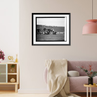 Historic Framed Print, Flippin of Navy (Navy - Princeton), 10/17/25 - 2,  17-7/8" x 21-7/8"