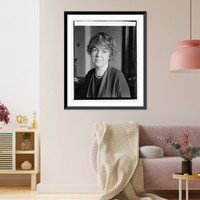 Historic Framed Print, Mrs. John Jacob Rogers at Veterans Bureau, [11/18/25],  17-7/8" x 21-7/8"