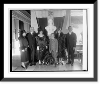 Unveiling of Duarte bust at Pan American, 11/18/25, Vintage Poster