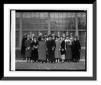 Historic Framed Print, Board of Lady Managers of Florence Crittenden Home, 11/18/25,  17-7/8" x 21-7/8"
