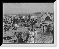 Historic Framed Print, Bathing hour, Atlantic City, N.J. - 2,  17-7/8" x 21-7/8"