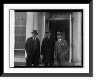 Historic Framed Print, Senators J.E. Watson, A.B. Cummins & R.P. Ernst, 12/1/25,  17-7/8" x 21-7/8"