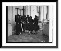 Historic Framed Print, Mrs. Coolidge & Y.W.C.A. delegation, 12/2/25,  17-7/8" x 21-7/8" Historic Framed Print, Mrs. Coolidge & Y.W.C.A. delegation, 12/2/25,  17-7/8" x 21-7/8"