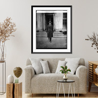 Black & White Photo - Rabbi Emmanuel J. Jack, 1925 - Vintage Wall Art Gift