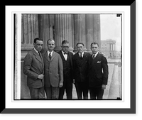 Historic Framed Print, Reps. Somers, Chapman, Montgomery, Updike, McLeod, [12/9/25],  17-7/8" x 21-7/8"