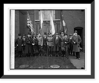 Ignace Paderewski with American Legion officials, 12/21/25, Historic Reproduction