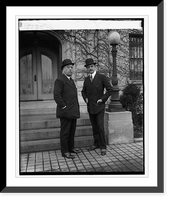 Historic Framed Print, Amb. Riano & Amb. Ogden Hammond, 12/21/25 - 2,  17-7/8" x 21-7/8"