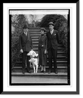 Historic Framed Print, Pres. Coolidge & family, 12/30/25,  17-7/8" x 21-7/8"