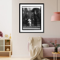 Historic Framed Print, Pres. Coolidge & family, 12/30/25,  17-7/8" x 21-7/8"