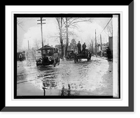 Historic Framed Print, Flood at Bladensburg, Md., [1/18/26],  17-7/8" x 21-7/8"