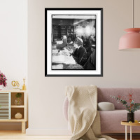 Historic Framed Print, Miss Myrtie Soper in dead letter office, 1/26/26,  17-7/8" x 21-7/8"