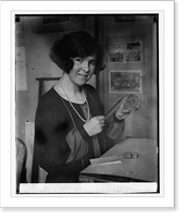 Historic Framed Print, Ancient clay discs at Smithsonian (Grace Stockman), 1/22/26,  17-7/8" x 21-7/8"