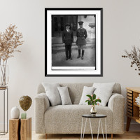 Historic Framed Print, Brig. Gen. John B. Bellinger, Maj. John B. Coulter, new army coat, [1/30/26],  17-7/8" x 21-7/8"