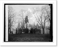 Ceremonies at Wash. Circle, 2/22/26, Antique Wall Art