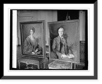 Pres. & Mrs. Coolidge by Philip A. de Laszlo, 3/3/26 Classic, Vintage Poster