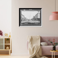 Historic Framed Print, Broad Street, Richmond, Va. - 2,  17-7/8" x 21-7/8"