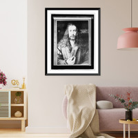 Historic Framed Print, Christ in clothes worn in his time. (Jewell copy),  17-7/8" x 21-7/8"