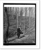 Antique Scenic Print - Dr. Walter Hough of Smithsonian, 1926