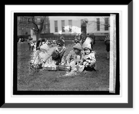 Historic Framed Print, Joan, Jimmie, Jr., Jean & Jane Davis, Easter, 4/5/26,  17-7/8" x 21-7/8"
