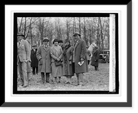 Historic Framed Print, Adm. & Mrs. Grayson & Capt. & Mrs. A. Andrews at Middleburg, 4/3/26,  17-7/8" x 21-7/8"