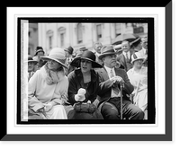 Historic Framed Print, Mrs. Borah, Mr. & Mrs. Longworth at Hopi snake dance, 5/15/26,  17-7/8" x 21-7/8"