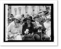 Historic Framed Print, Mrs. Borah, Mr. & Mrs. Longworth at Hopi snake dance, 5/15/26,  17-7/8" x 21-7/8"
