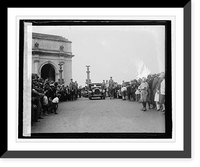 Historic Framed Print, Prince & Princess Adolphus leaving station, 5/27/26,  17-7/8" x 21-7/8"
