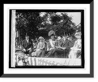 Historic Framed Print, Taft, Mrs. Dawes, Prince Adolphus & Coolidge at Ericsson Mem., [5/29/26],  17-7/8" x 21-7/8"