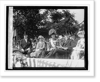 Historic Framed Print, Taft, Mrs. Dawes, Prince Adolphus & Coolidge at Ericsson Mem., [5/29/26],  17-7/8" x 21-7/8"