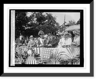 Historic Framed Print, Taft, Mrs. Dawes, Prince Adolphus Pres. & Mrs. Coolidge, 5/29/26,  17-7/8" x 21-7/8"