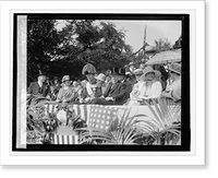 Historic Framed Print, Taft, Mrs. Dawes, Prince Adolphus Pres. & Mrs. Coolidge, 5/29/26,  17-7/8" x 21-7/8"