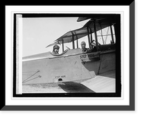 Mr. & Mrs. Pickup, commercial aviators, Antique Print