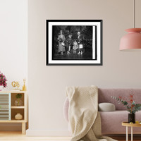 Mrs. Longworth, Mrs. Coolidge, Lynda Bisset & Mrs. Dawes (Amer. Horticultural Soc.), 6/8 - 2, Vintage Wall Art