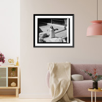 Historic Framed Print, Rock Hopper penguin at Wash. Zoo.,  17-7/8" x 21-7/8" Historic Framed Print, Rock Hopper penguin at Wash. Zoo.,  17-7/8" x 21-7/8"