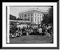 Historic Framed Print, Coolidge & recipients of Amer. Youth & Teacher Awards, [6/29/26],  17-7/8" x 21-7/8"