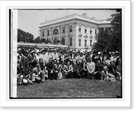 Historic Framed Print, Coolidge & recipients of Amer. Youth & Teacher Awards, [6/29/26],  17-7/8" x 21-7/8"