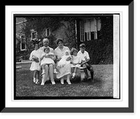 Sec. & Mrs. Davis with Jean, Jane, Jewell, Joan, Jimmie, 7/7/26 - 2 Classic, Vintage Wall Art
