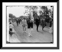 Historic Framed Print, Moose Parade, [7/7/26],  17-7/8" x 21-7/8"