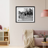 Historic Framed Print, Moose Parade, [7/7/26],  17-7/8" x 21-7/8"