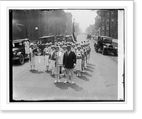 Historic Framed Print, Moose Parade, [7/7/26] - 3,  17-7/8" x 21-7/8"