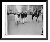 Historic Framed Print, Moose Parade, [7/7/26] - 6,  17-7/8" x 21-7/8"