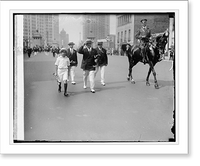 Historic Framed Print, Moose Parade, [7/7/26] - 6,  17-7/8" x 21-7/8"
