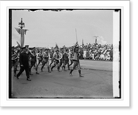 Historic Framed Print, Moose Parade, [7/7/26] - 10,  17-7/8" x 21-7/8"