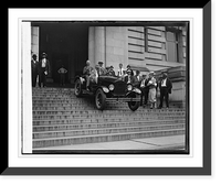 Historic Framed Print, Ford Motor Co. Marine Car at Dist. Bldg., 9/14/26,  17-7/8" x 21-7/8"